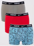 Nike Underwear Mens Boxer Brief 3Pk - Multi