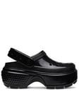 Crocs Stomp High Shine Clog - Black, Black, Size 7, Women