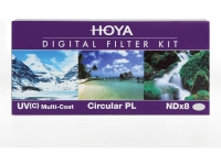 Hoya Digital Filter Kit - Filterpaket - neutral täthet/ UV/cirkulär polarisator - 52 mm