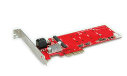 Roline PCIe Adaptateur Raid, 2 x m.2 + 2 x SATA – Accessoire (2 x m.2 + 2 x SATA)