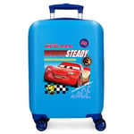 Joumma Disney Cars Lets Race Cabin Suitcase, Blue, Cabin Suitcase