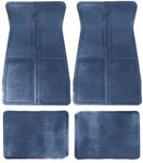 OER CM65106 gummimattor med GM loggaSet of 4 Dark Blue
