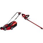 Einhell GE-CM 18/30 Li Power X-Change Cordless Lawn Mower & GE-CH 1846 Li-Solo Power X-Change Cordless Hedge Trimmer - Supplied without Battery and Charger