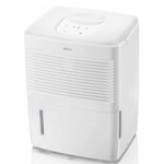 EcoAir Vebo Compact Dehumidifier | 10L/Day | Continuous Drainage | Touch Control Panel | 1.5L Water Tank | Laundry Drying | Mould Damp Condensation Control | 2 Year Warranty
