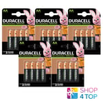 20 DURACELL AA RECHARGEABLE 1300mAh BATTERIES 1.2V HR6 NiMH MIGNON STILO 4BL NEW