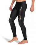 Skins A400 Mens Long Tights Black/Gold - XS