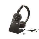 Jabra Evolve 75 SE UC Bluetooth wireless Stereo headset with Stand