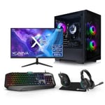 AWD-IT Ryzen 5 5600G Level 3 with AMD VEGA Graphics Desktop PC Monitor Package for Gaming