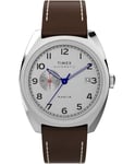 Timex Brown Mens Multi Dial Watch Marlin Sub-dial Automatic TW2V62000