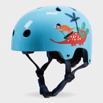 Micro Dinosaur Printed Helmet Medium 55-58cm for Scooters & Bikes