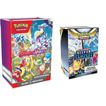 Pokémon TCG: Scarlet and Violet Booster Bundle (6 Booster Packs) & Pokemon TCG: Sword & Shield - Silver Tempest Booster Bundle (6 Packs)