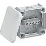 5 st Kopplingsdosa Med plint + membran 114x114x57