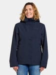 Didriksons Grit Walking Jacket - Navy, Navy, Size 38(Uk 12), Women