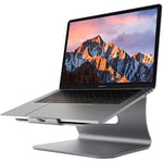 Bestand Support Ordinateur Portable, Support pour MacBook Pro/Air,Dell, HP, Samsung, Lenovo Della 11''-16",(Breveté) (Space Grey)