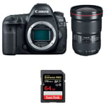 Canon EOS 5D Mark IV + EF 16-35mm f/2.8L III USM + SanDisk 64GB Extreme PRO UHS-I SDXC 170 MB/s | Garantie 2 ans