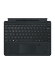 Microsoft Surface Pro Signature Keyboard with Fingerprint Reader - keyboard - with touchpad accelerometer Surface Slim Pen 2 storage and charging tray - Tangentbord - Tysk - Svart