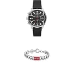 Diesel Casual Watch Men's Link Bracelet with Logo Stainless Steel