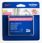 Brother P-Touch H 500 Brother P-Touch Label Tape Hvit på Rosa 12mm (5m) TZE-MQP35 (Kan sendes i brev) 50141067