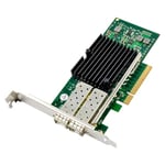 LevelOne GNC-0202 Carte réseau PCIe à Fibre Optique 10 Gigabit, 2 emplacements SFP+ 10 GbE