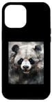 Coque pour iPhone 13 Pro Max Illustration portrait animal panda