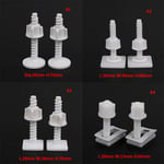 4x Toilet Seat Hinge Bolts Replacement Screws Fixing Fitting Kit A1