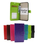 Crazy Horse Wallet OnePlus 11 5G (Svart)