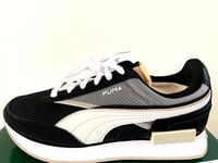 Puma womens trainers sneakers Future Rider Double Tech Uk size 5 black and white