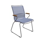 CLICK Dining Chair Tall Back - Pigeon Blue