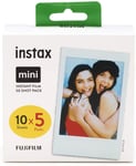 instax mini film, white border, 50 shot pack