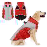 Manteaux d'hiver pour Chiens Manteau pour Chien Manteaux Imperméables pour Vêtements Chiens avec Bandes Réfléchissantes Sûres en D Durable Veste de Chien Imperméable pour Moyen Grands Chiens