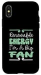 Coque pour iPhone X/XS Accessoire pour fan - Énergie renouvelable - Protection du climat - Éolienne