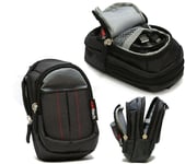 Navitech Black Compact Camera Bag For Canon IXUS 285 / Canon PowerShot SX720 HS