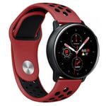 EBN Armbånd Samsung Galaxy Watch Active 2 - Rød / Svart