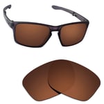 Hawkry Polarized Replacement Lenses for-Oakley Sliver F Sunglass Bronze Brown