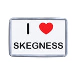 I Love Skegness - Small Plastic Fridge Magnet