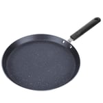 Germerse Omelet Pan, Frying Pan, Aluminum Flat Bottom Pan Pancake Pan for Electric Ceramic Stove Induction Stove(Large (10 inches))