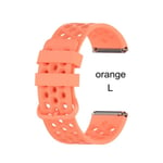 For Fitbit Versa 2 Silicone Watch Bands Wrist Strap Orange L