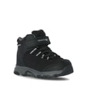 Trespass Childrens Unisex Childrens/Kids Harrelson Mid Cut Hiking Boots (Black) - Size UK 10 Kids
