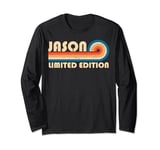 JASON Surname Retro Vintage 80s 90s Birthday Reunion Long Sleeve T-Shirt