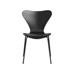 Fritz Hansen Sjuan 3107 stol svart, färgad ask, svart stativ