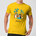 Disney Aladdin Princess Jasmine Men's T-Shirt - Yellow - XL