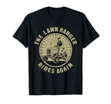 Lawn Mower Funny Lawn Tractor Costume Mowing Lawn Fan T-Shirt