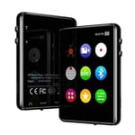 LIDIWEE MP3 Players Bluetooth 16GB Full Touchscreen MP3 Music Player Video Players With FM Radio, E-Book, Voice Recorders, Built-in speaker, Support up to 128GB