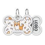 WAUDOG Smart ID Bricka för Hund & Katt, Corgi (Ben)