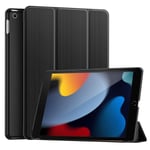 Trifold etui med stativ til iPad 10.2" 2020 - Sort