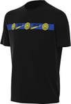 Nike Unisex Kids Shirt Inter U NK Repeat Tee, Black, FD1109-010, XL