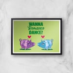 Viva Pinata Wanna Romance Dance Pig Art Print Giclee Art Print - A2 - Print Only