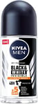 NIVEA MEN Déodorant anti-transpirant Bille Black&White Ultimate Impact 50 ml, antitranspirant homme protection 48H, anti-transpirant aisselles sans alcool