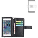 Wallet Case Cover for Samsung Galaxy S23+ black screen protector