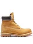 Timberland Premium 6 Inch Waterproof Lace Up Boots - Light Brown, Wheat, Size 7, Men
